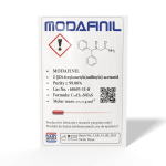 Modafinil, CAS 68693-11-8 – analytical reference standard, product sachet, laboratory use only