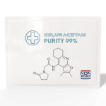 Coluracetam, CAS 135463-81-9 – analytical reference standard, product sachet, laboratory use only