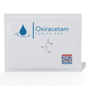 Oxiracetam, CAS 62613-82-5 – analytical reference standard, 1000 mg, product sachet, laboratory use only