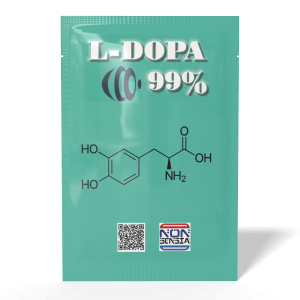 Levodopa (L-DOPA), CAS 59-92-7 – analytical reference standard, 1000 mg, product sachet, laboratory use only