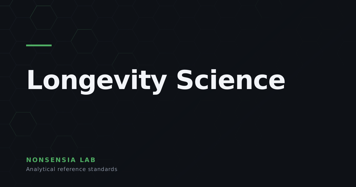 Longevity Science — analytical reference standards, Nonsensia