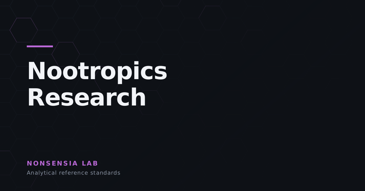 Nootropics Research — analytical reference standards, Nonsensia